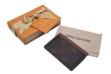 新品未使用 LOUIS VUITTON ルイヴィトン カードケース M61733 ポルト カルトサーンプル ブラウン 中古 57246