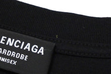 Load image into Gallery viewer, BALENCIAGA バレンシアガ ピクセルロゴ オーバーサイズ Tシャツ 21AW ブラック コットン M 612966 TKV17 美品 中古 57255