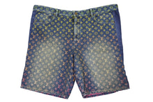 Load image into Gallery viewer, 極美品 LOUIS VUITTON ルイヴィトン ショートパンツ RM231 YM4 HOD77WYM4 ブルー マルチカラー ゴールド金具 サイズ40 中古 57262