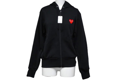 未使用 プレイコムデギャルソン PLAY COMME des GARCONS パーカー AZ-T171 ブラック タグ付き 中古 57266