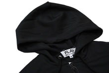 Load image into Gallery viewer, 未使用 プレイコムデギャルソン PLAY COMME des GARCONS パーカー AZ-T171 ブラック タグ付き 中古 57266