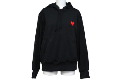 未使用 プレイコムデギャルソン PLAY COMME des GARCONS パーカー L AZT-173 ブラック タグ付き 中古 57269