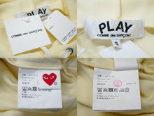 Load image into Gallery viewer, 未使用 プレイコムデギャルソン PLAY COMME des GARCONS パーカー AZT-173 イエロー S タグ付き 中古 57271