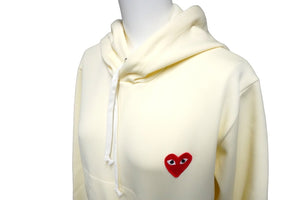 未使用 プレイコムデギャルソン PLAY COMME des GARCONS パーカー AZT-173 イエロー S タグ付き 中古 57271