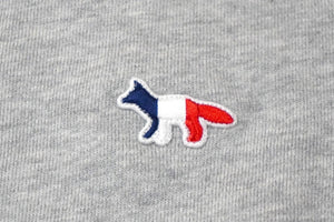 未使用 メゾンキツネ MAISON KITSUNE パ―カー 2023SS グレー トリコロールパッチ タグ付き 中古 57281