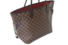 Load image into Gallery viewer, 極美品 LOUIS VUITTON ルイヴィトン トートバッグ N41603 ネヴァーフルMM ダミエエベヌ ブラウン ゴールド金具 中古 57290