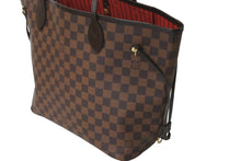 Load image into Gallery viewer, 極美品 LOUIS VUITTON ルイヴィトン トートバッグ N41603 ネヴァーフルMM ダミエエベヌ ブラウン ゴールド金具 中古 57290