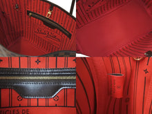 Load image into Gallery viewer, 極美品 LOUIS VUITTON ルイヴィトン トートバッグ N41603 ネヴァーフルMM ダミエエベヌ ブラウン ゴールド金具 中古 57290