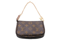 Load image into Gallery viewer, 新品同様 LOUIS VUITTON ルイヴィトン ポーチ M58009 モノグラム ミニポシェット アクセソワール ブラウン ゴールド金具 中古 57293