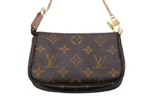 Load image into Gallery viewer, 新品同様 LOUIS VUITTON ルイヴィトン ポーチ M58009 モノグラム ミニポシェット アクセソワール ブラウン ゴールド金具 中古 57293