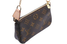 Load image into Gallery viewer, 新品同様 LOUIS VUITTON ルイヴィトン ポーチ M58009 モノグラム ミニポシェット アクセソワール ブラウン ゴールド金具 中古 57293