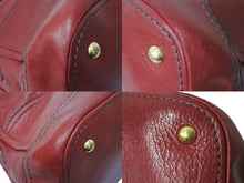 Load image into Gallery viewer, PRADA プラダ 2WAY ハンドバッグ ショルダーバッグ ロゴ レザー レッド ゴールド金具 ユニセックス 良品 中古 57303