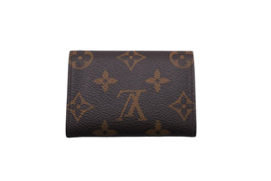LOUIS VUITTON ルイヴィトン コインケース 小銭入れ ポルト モネ プラ M61930 モノグラム ブラウン ゴールド金具 美品 中古 57306