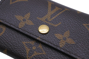 LOUIS VUITTON ルイヴィトン コインケース 小銭入れ ポルト モネ プラ M61930 モノグラム ブラウン ゴールド金具 美品 中古 57306