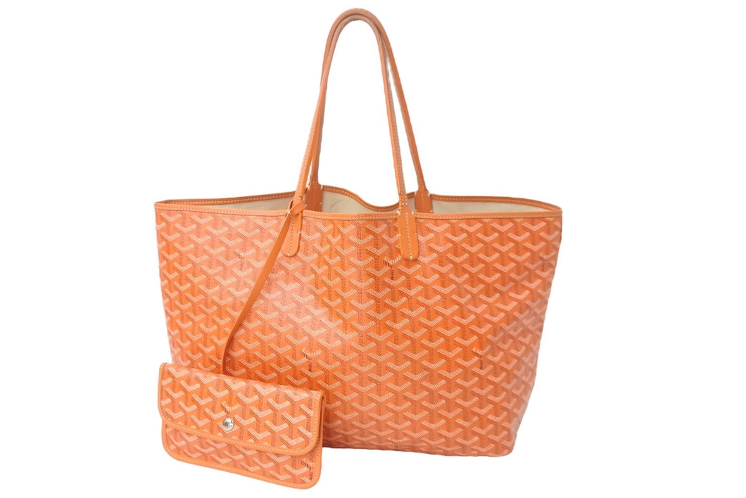 GOYARD ゴヤール バッグ ハンドバッグ サンルイ PM AMA LOUIS PM オレンジ 良品 中古 57307
