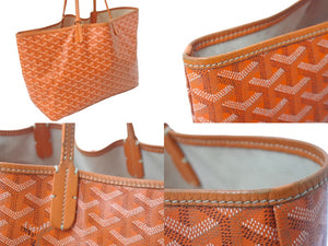 GOYARD ゴヤール バッグ ハンドバッグ サンルイ PM AMA LOUIS PM オレンジ 良品 中古 57307