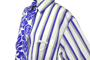 PRADA プラダ 半袖シャツ アロハシャツ P433B0 S212 1ZTE ブルー PRADA プラダ 半袖シャツ アロハシャツ P433B0 S212 1ZTE ブルー