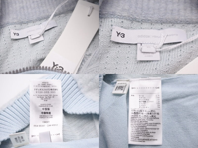 未使用 Y-3 Yohji Yamamoto ジップセーター ADDIDAS アディダス