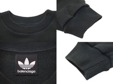 Load image into Gallery viewer, BALENCIAGA × adidas バレンシアガ アディダス サイプレス ロゴ スウェット 22年 グリーン キッズ 731822 サイズ10 美品 中古 57317