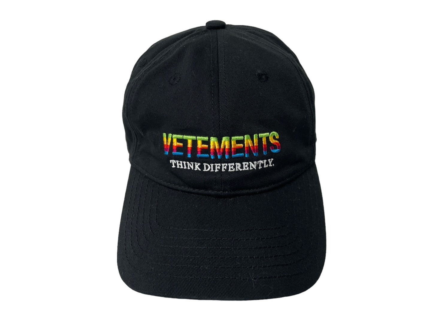 極美品 VETEMENTS ヴェトモン キャップ Think Differently
