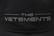 画像をギャラリービューアに読み込む, 極美品 VETEMENTS ヴェトモン ベースボールキャップ 帽子 ロゴ UE51CA200B 2021SS ブラック コットン 中古 57332 