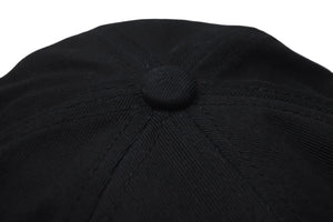 極美品 VETEMENTS ヴェトモン ベースボールキャップ 帽子 ロゴ UE51CA200B 2021SS ブラック コットン 中古 57332 