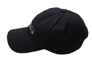 極美品 VETEMENTS ヴェトモン ベースボールキャップ 帽子 ロゴ UE51CA200B 2021SS ブラック コットン 中古 57332