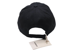 極美品 VETEMENTS ヴェトモン ベースボールキャップ 帽子 ロゴ UE51CA200B 2021SS ブラック コットン 中古 57332 