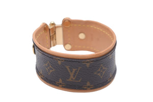 LOUIS VUITTON ルイヴィトン ブレスレット モノグラム ブラスレ セイブイット M6611 BC4115 PVC 19 良品 中古 57337