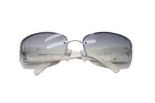 Load image into Gallery viewer, CHANEL シャネル サングラス ラインストーンサングラス ココマーク ホワイト 62□16 4117-B 美品 中古 57340