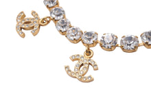 Load image into Gallery viewer, CHANEL シャネル ブレスレット ヴィンテージ 96P ココマーク ラインストーン ゴールド GP 美品 中古 57341