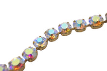Load image into Gallery viewer, CHANEL シャネル ブレスレット ヴィンテージ ココマーク 95p ゴールド 虹色 GP ラインストーン 美品 中古 57342