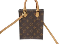 Load image into Gallery viewer, 極美品 LOUIS VUITTON ルイヴィトン ショルダーバッグ M81295 プティットサックプラ モノグラム ブラウン ゴールド金具 中古 57362