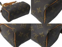 Load image into Gallery viewer, LOUIS VUITTON ルイヴィトン ショルダーバッグ ミニスピーディ モノグラム ブラウン スト付き M41534 美品 中古 57364