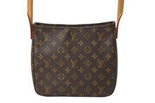 Load image into Gallery viewer, LOUIS VUITTON ルイヴィトン ハンドバッグ ルーピングMM モノグラム M51146 ブラウン ゴールド金具 美品 中古 57366