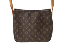 Load image into Gallery viewer, LOUIS VUITTON ルイヴィトン ハンドバッグ ルーピングMM モノグラム M51146 ブラウン ゴールド金具 美品 中古 57366