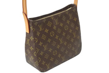 Load image into Gallery viewer, LOUIS VUITTON ルイヴィトン ハンドバッグ ルーピングMM モノグラム M51146 ブラウン ゴールド金具 美品 中古 57366