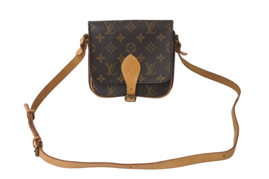 LOUIS VUITTON ルイヴィトン ショルダーバッグ ミニカルトシエール モノグラム ブラウン M51254 美品 正規品 57367