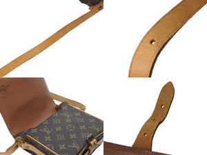 LOUIS VUITTON ルイヴィトン ショルダーバッグ ミニカルトシエール モノグラム ブラウン M51254 美品 正規品 57367