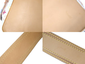 LOUIS VUITTON ルイヴィトン ショルダーバッグ M42229 村上隆 プチノエ ブロン マルチカラー ゴールド金具 良品 中古 57379