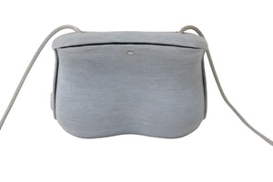 CHANEL シャネル ショルダーバッグ ヒップバッグ ココマーク 5番台 グレー コットンジャージー 良品 中古 57381