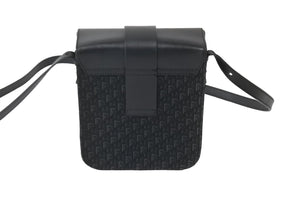 Christian Dior クリスチャンディオール ショルダーバッグ トロッター ストリートシック ブラック シルバー金具 美品 中古 57384