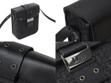 Load image into Gallery viewer, Christian Dior クリスチャンディオール ショルダーバッグ トロッター ストリートシック ブラック シルバー金具 美品 中古 57384