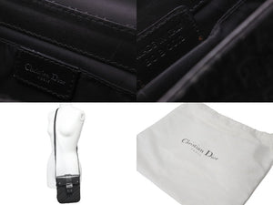 Christian Dior クリスチャンディオール ショルダーバッグ トロッター ストリートシック ブラック シルバー金具 美品 中古 57384