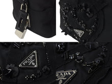Load image into Gallery viewer, PRADA プラダ ハンドバッグ 三角ロゴ トライアングルロゴ ナイロン ブラック BN1134 美品 中古 57385