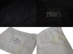 PRADA プラダ ハンドバッグ 三角ロゴ トライアングルロゴ ナイロン ブラック BN1134 美品 中古 57385