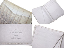 Load image into Gallery viewer, LOUIS VUITTON ルイヴィトン カードケース オーガナイザー ドゥ ポッシュ サハラ N99835 ホワイト ニロティカス 良品 中古 57397