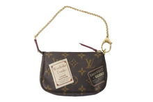 Load image into Gallery viewer, LOUIS VUITTON ルイヴィトン ポーチ M63798 ミニポシェッモノグラム トラベルコレクション ゴールド金具 美品 中古 57399