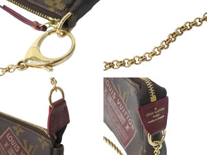 LOUIS VUITTON ルイヴィトン ポーチ M63798 ミニポシェッモノグラム トラベルコレクション ゴールド金具 美品 中古 57399