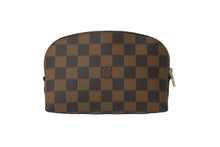 Load image into Gallery viewer, 極美品 LOUIS VUITTON ルイヴィトン ポーチ N47516 ダミエ ポシェット コスメティック ブラウン ゴールド金具 中古 57400